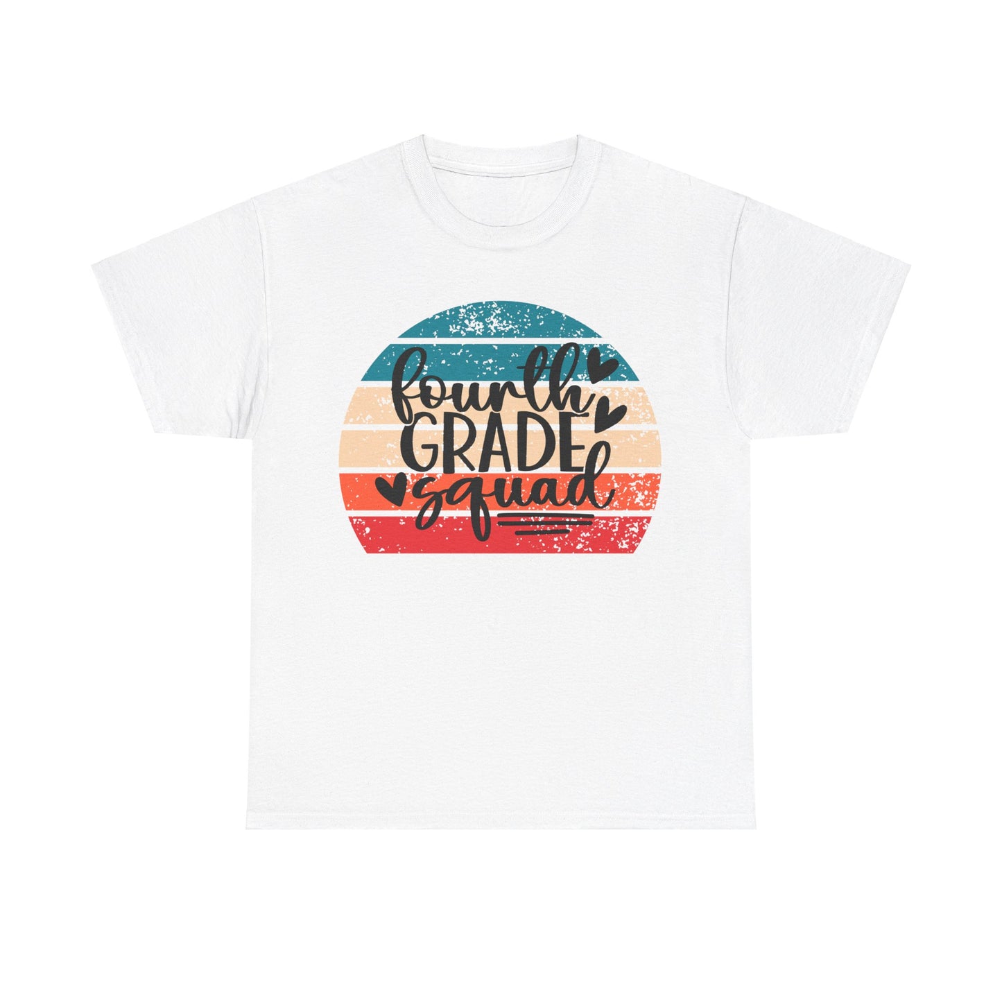 Fourth Grade Squad Retro Vintage School TShirt