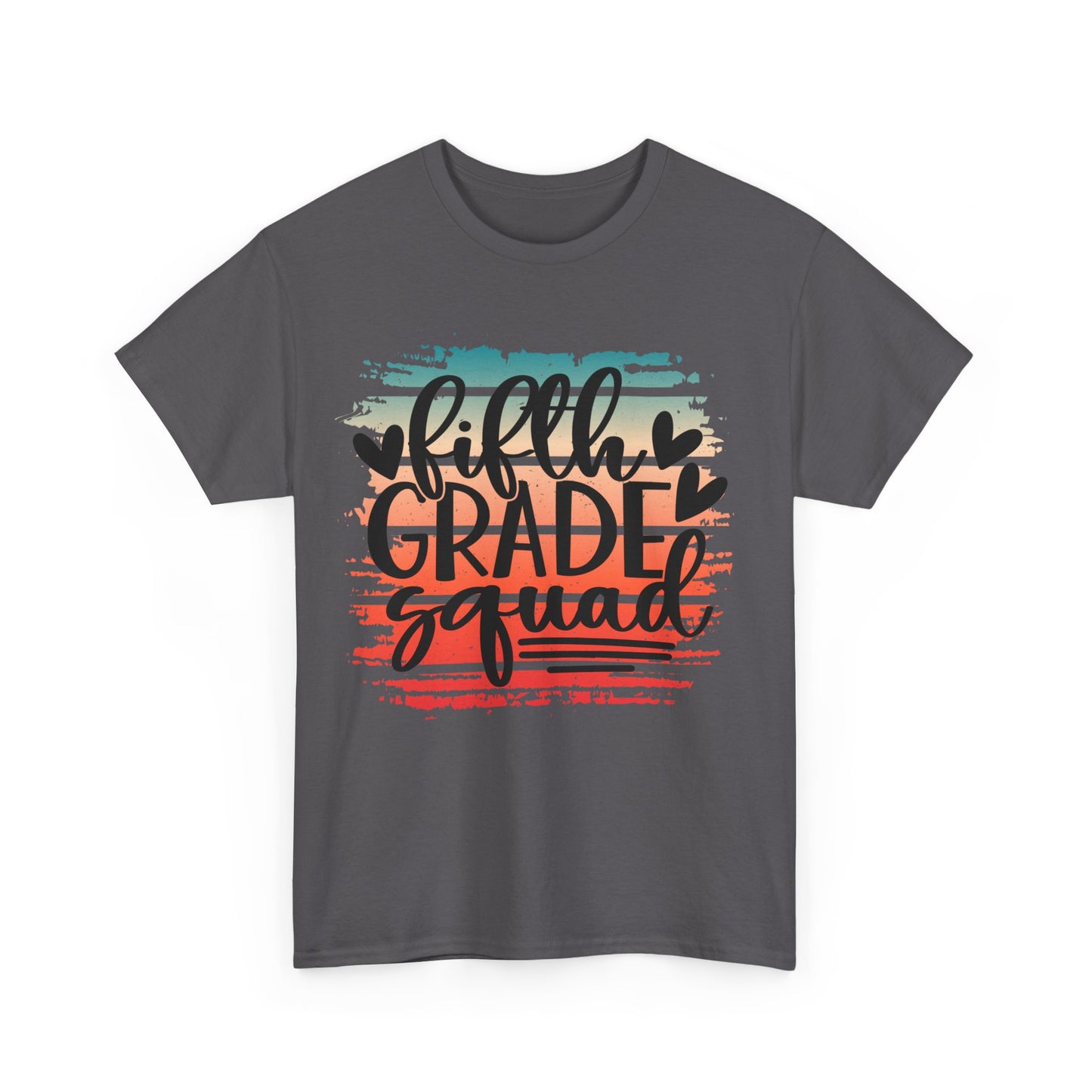 Retro Boho Fifth Grade Squad Class Team TShirt