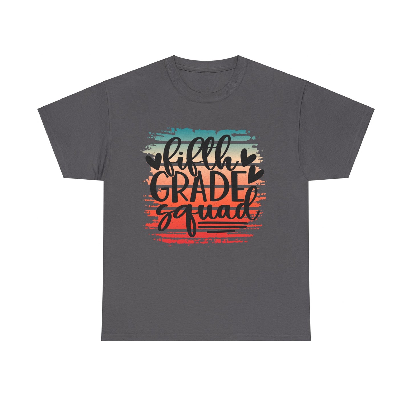 Retro Boho Fifth Grade Squad Class Team TShirt