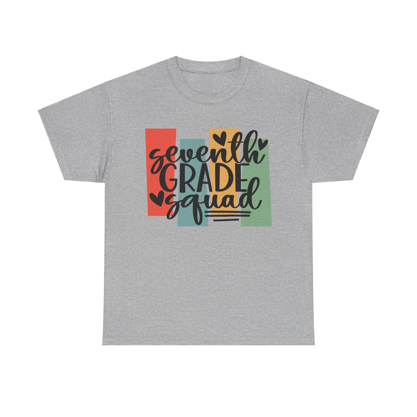 Boho Retro Seventh Grade Squad School TShirt