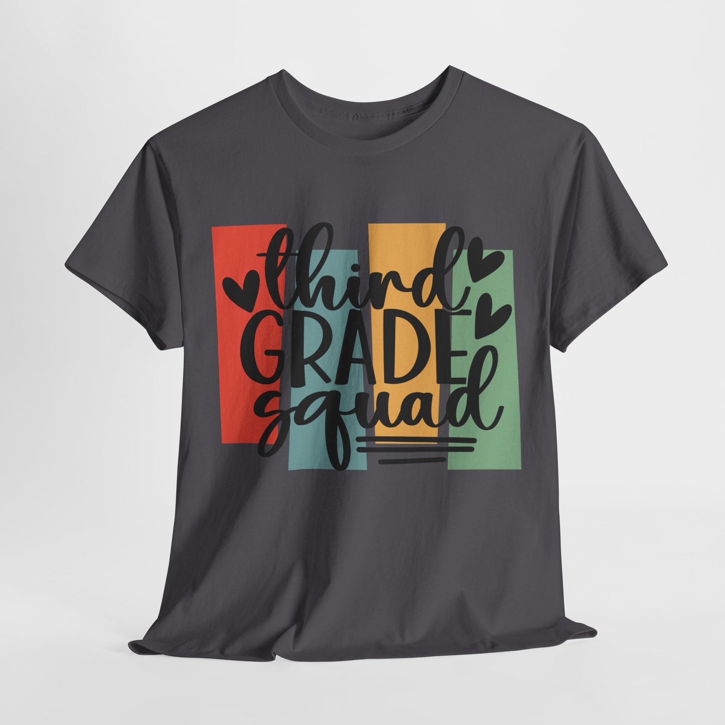 Retro Third Grade Squad Classroom Tshirt