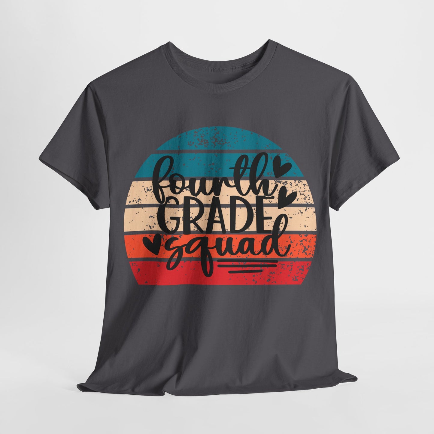 Fourth Grade Squad Retro Vintage School TShirt