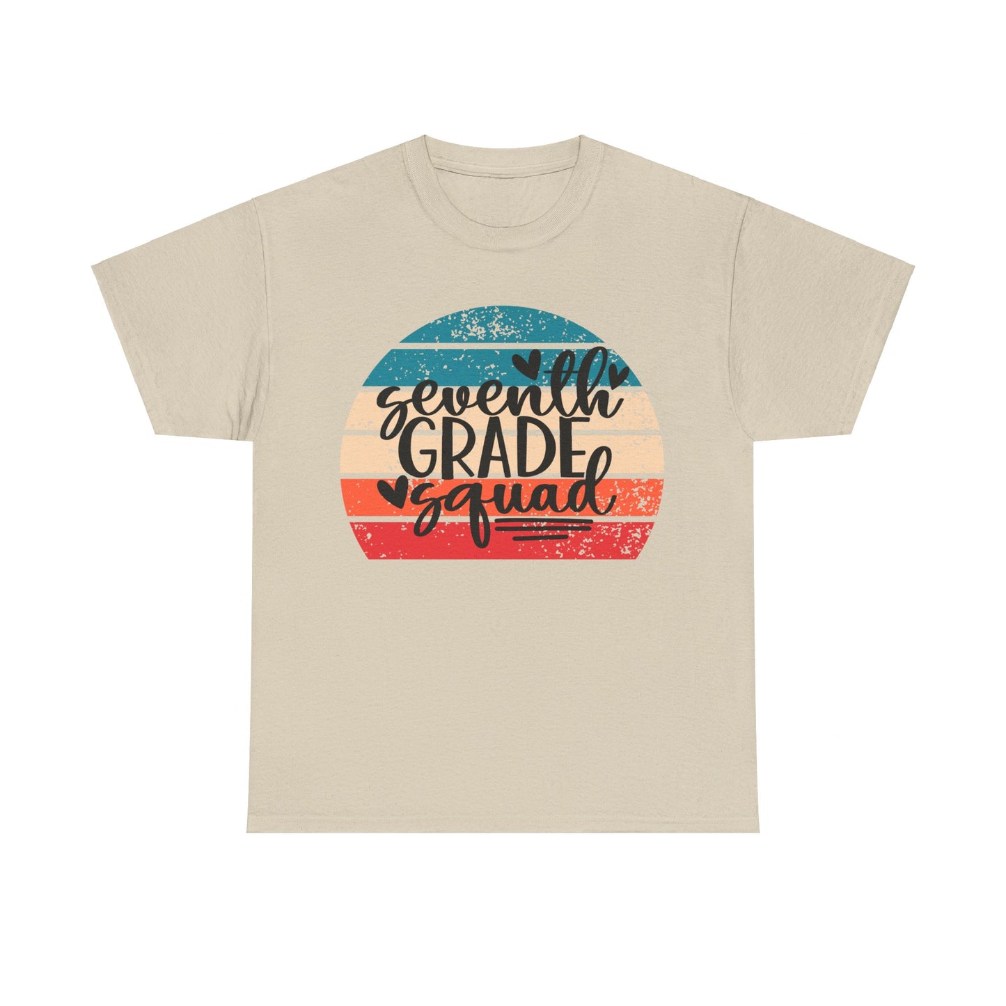 Retro Boho Seventh Grade Squad Classroom Team TShirt