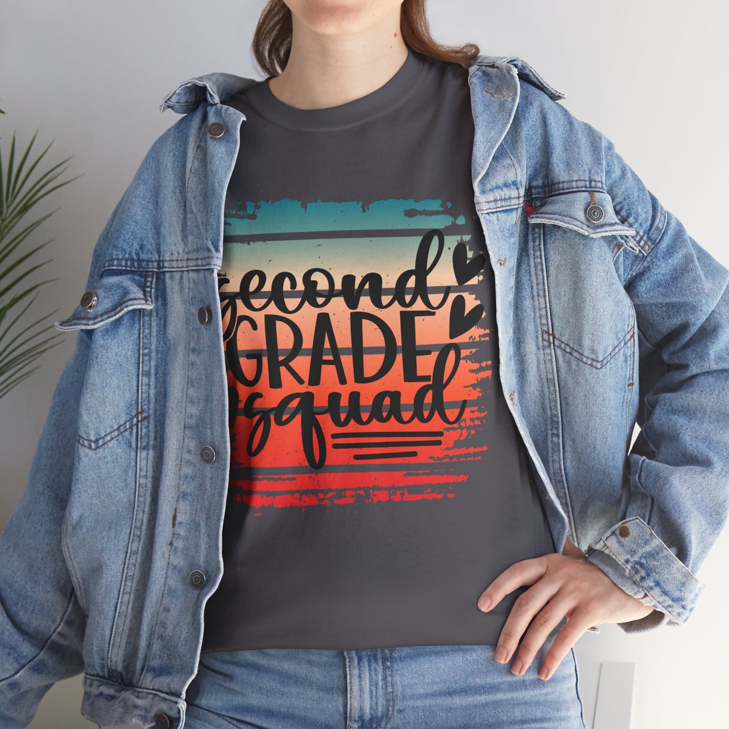 Second Grade Squad Team Teacher Shirt