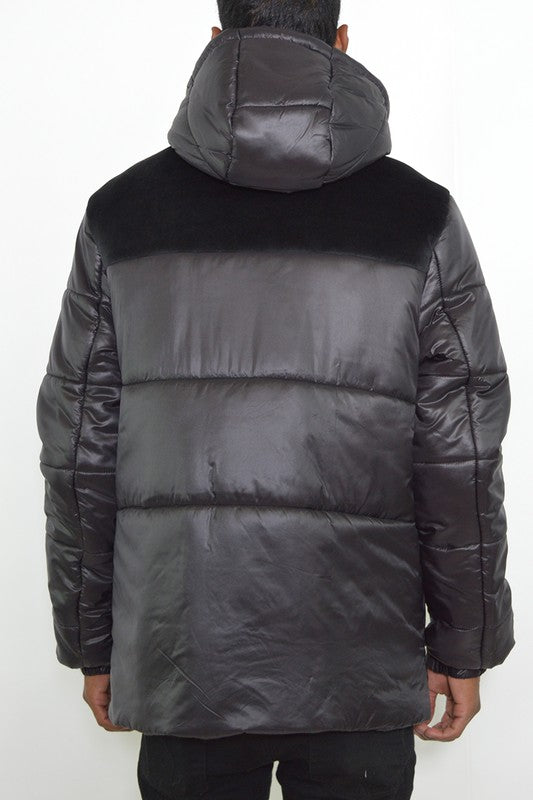 Retro Style Mens  Puffer Jacket