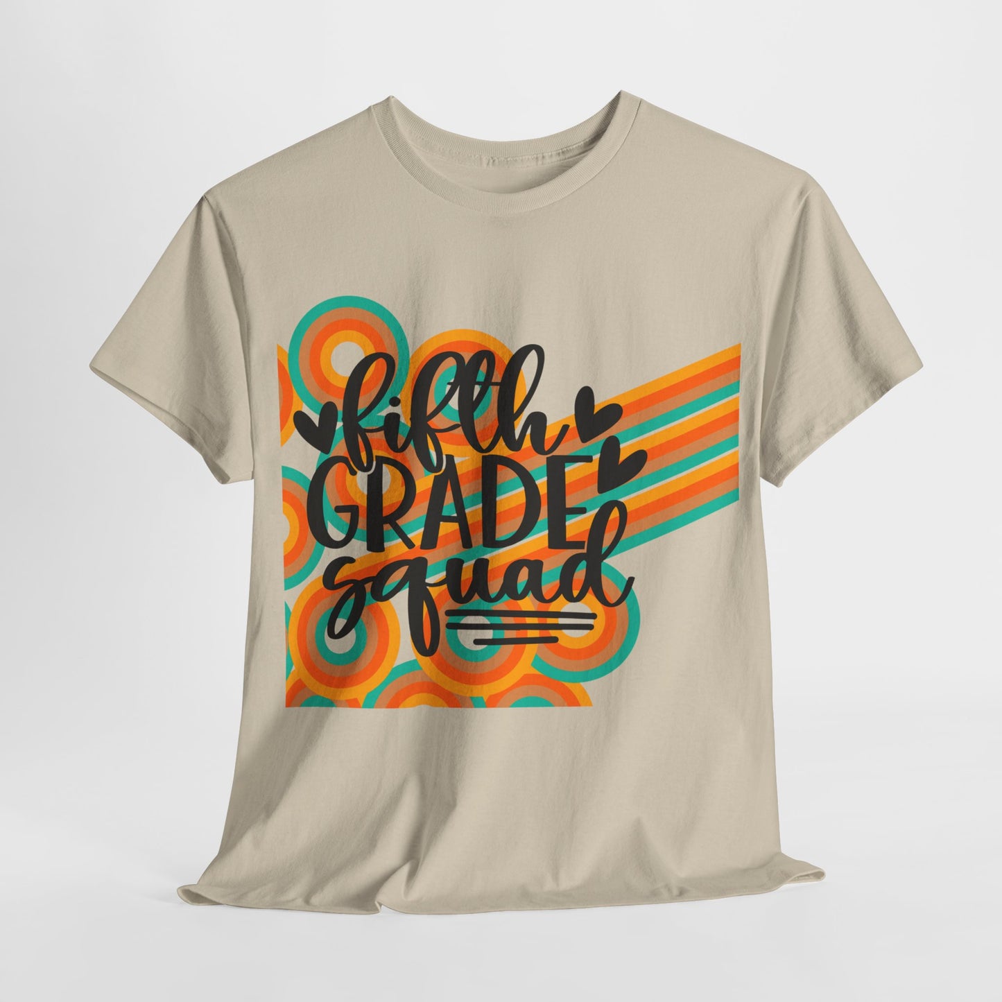 Fifth Grade Retro School Team Shirt