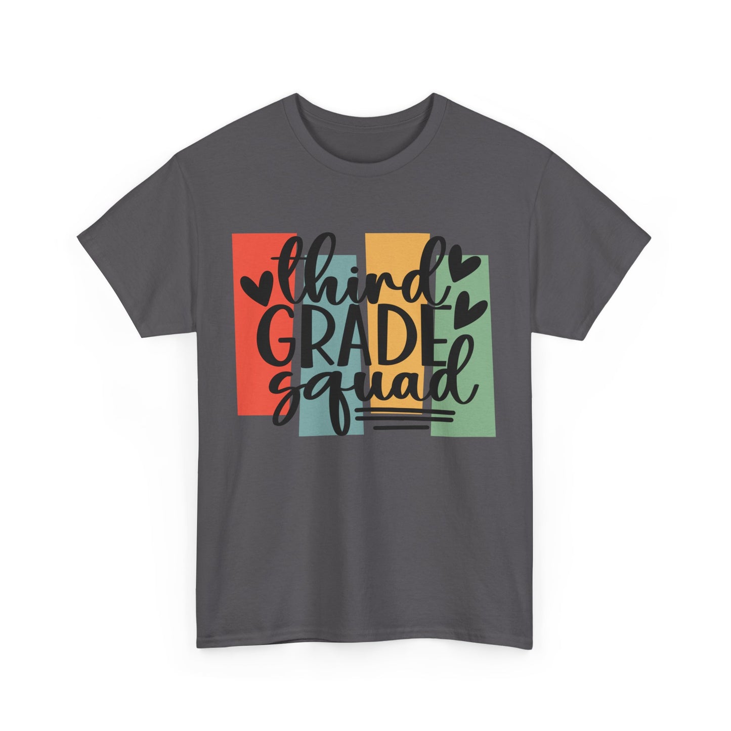 Retro Third Grade Squad Classroom Tshirt