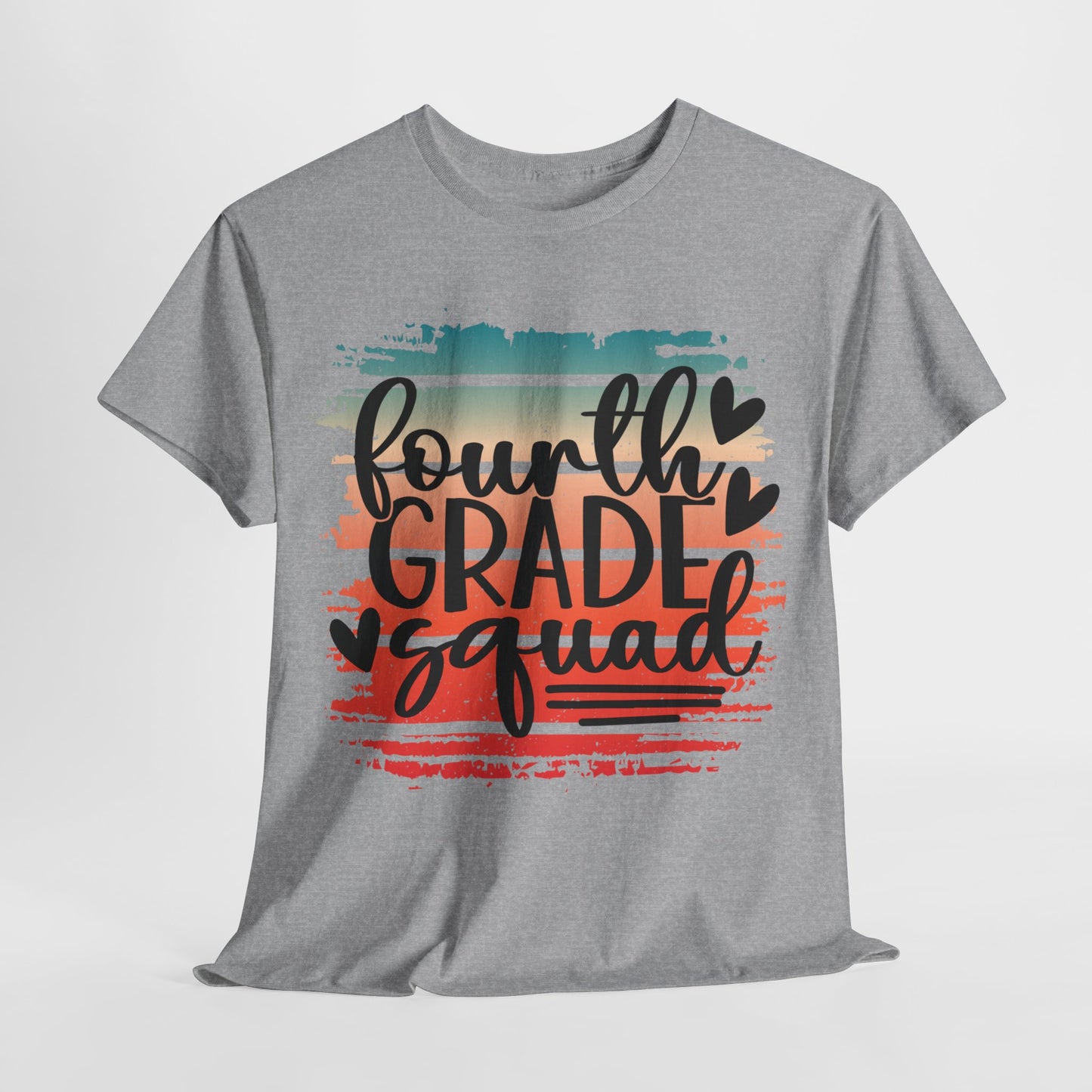 Retro Vintage Styled Fourth Grade Team Shirts