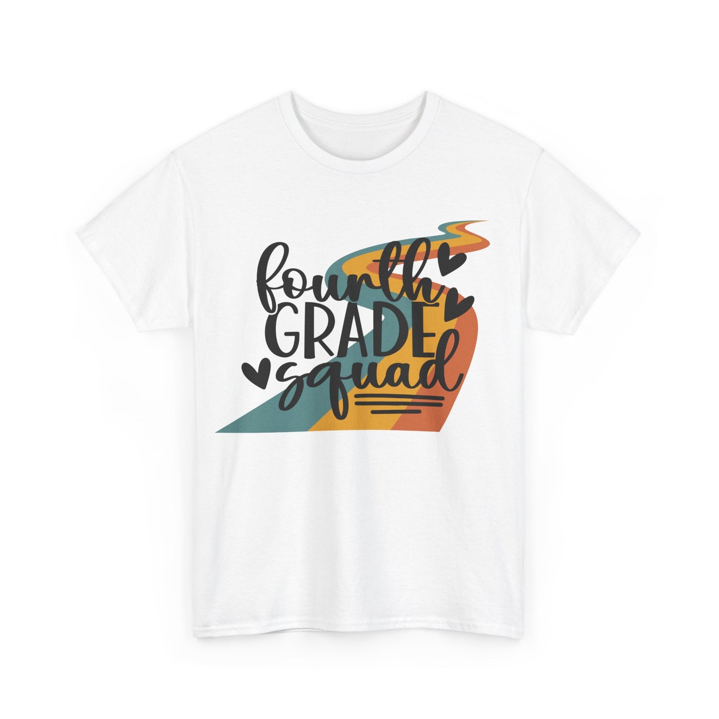 Retro Fourth Grade Squad School Shirt