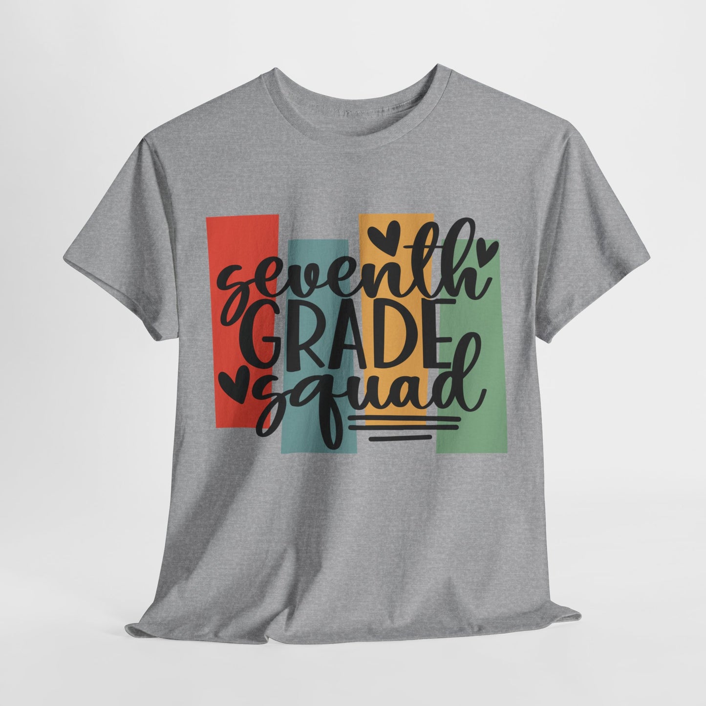 Boho Retro Seventh Grade Squad School TShirt