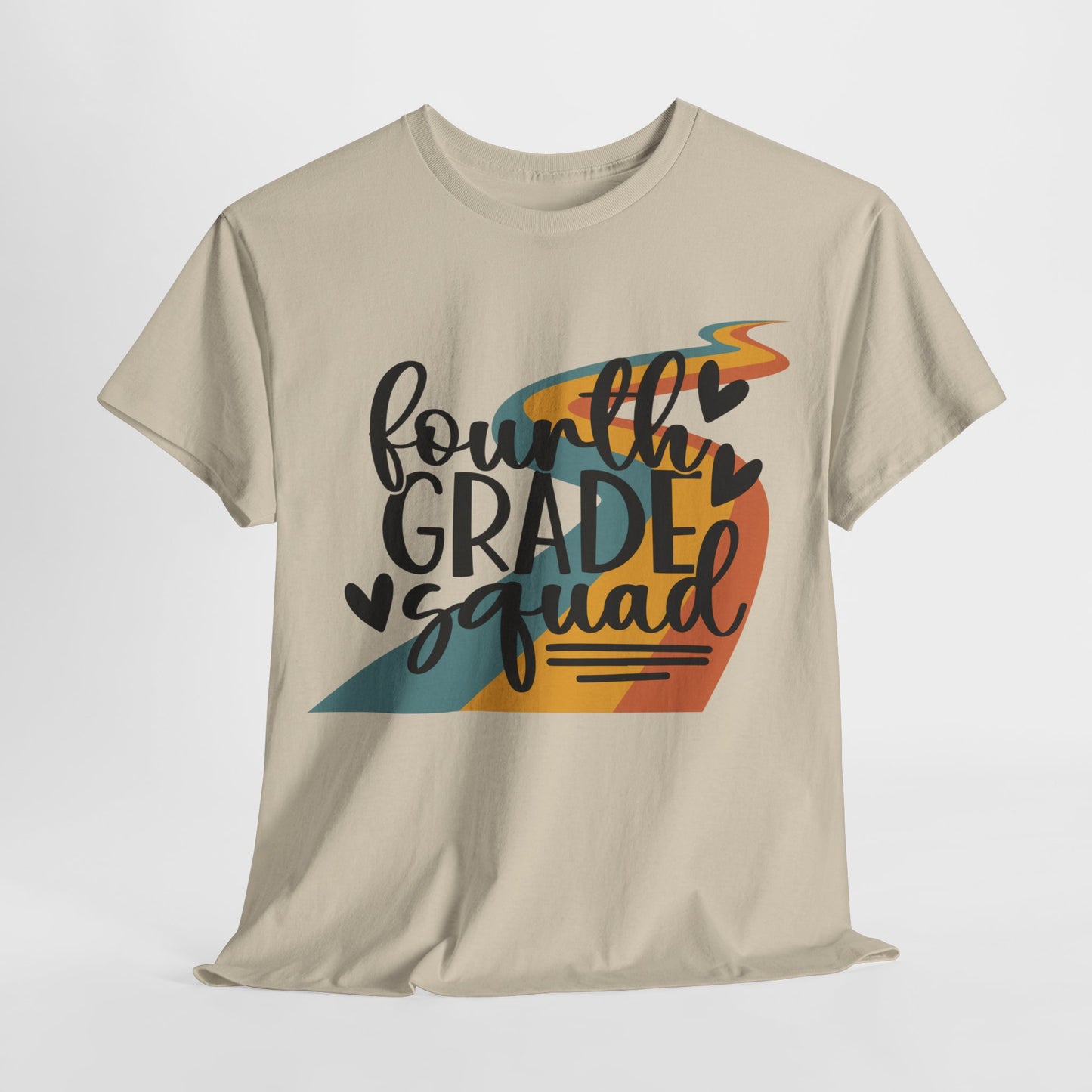 Retro Fourth Grade Squad School Shirt