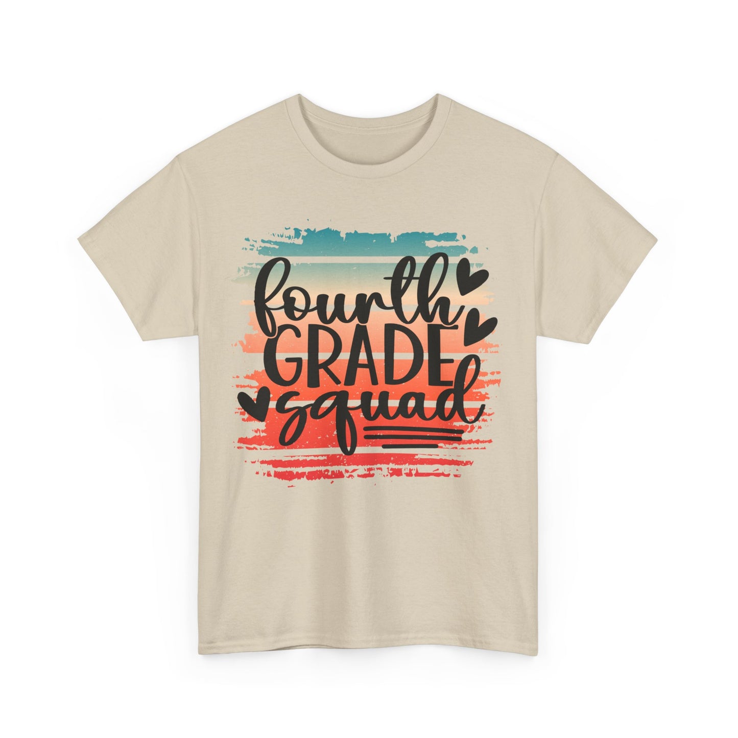 Retro Vintage Styled Fourth Grade Team Shirts