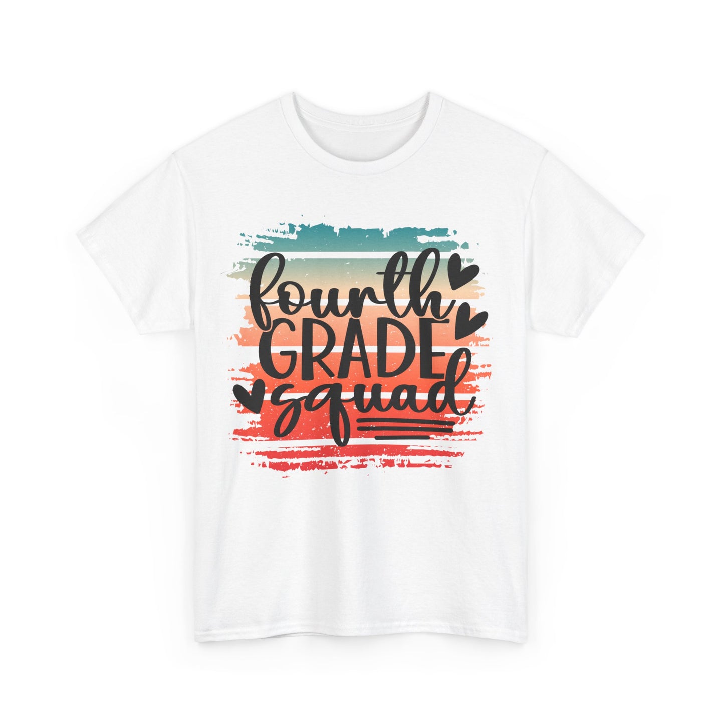 Retro Vintage Styled Fourth Grade Team Shirts