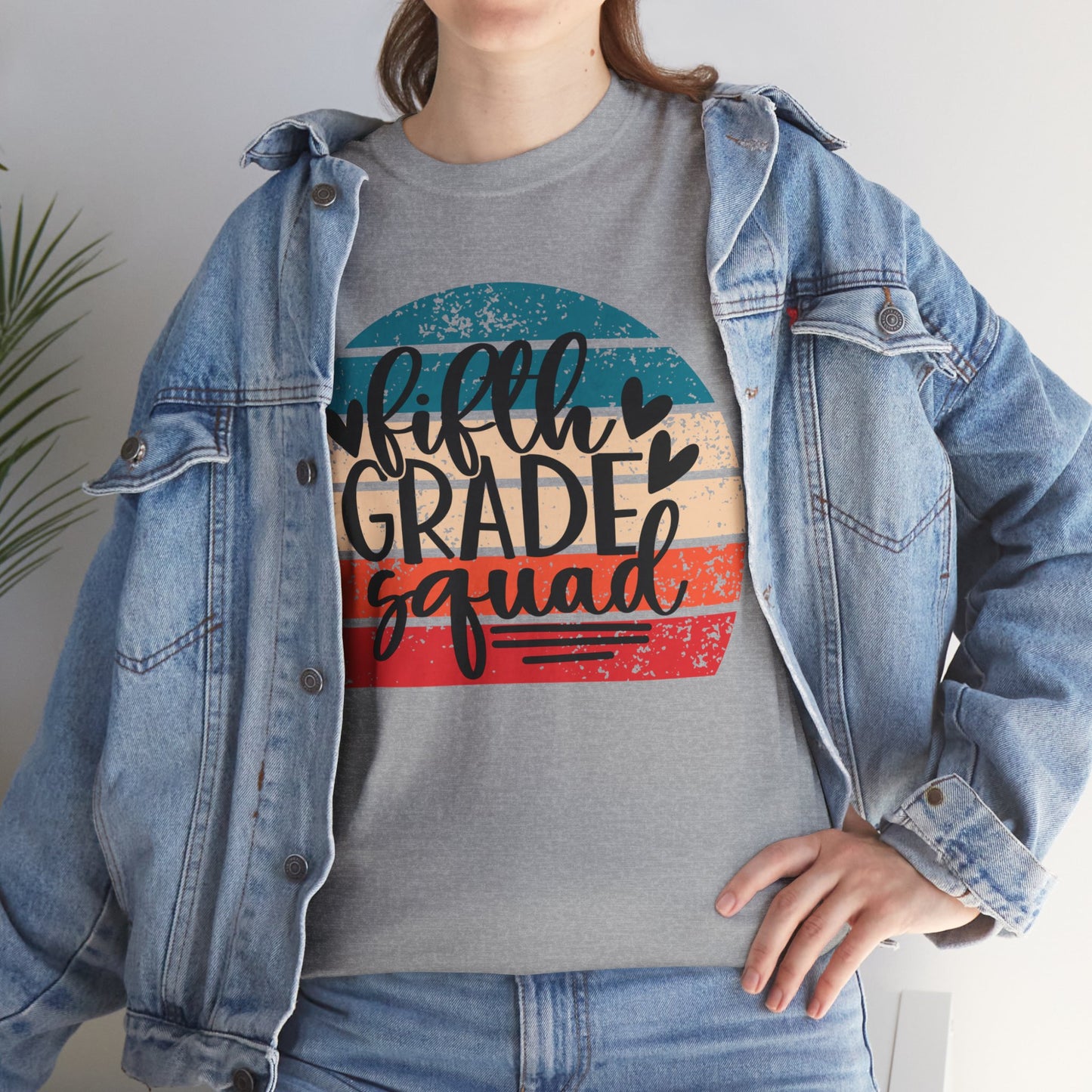 Boho Fifth Grade Squad Classroom TShirt