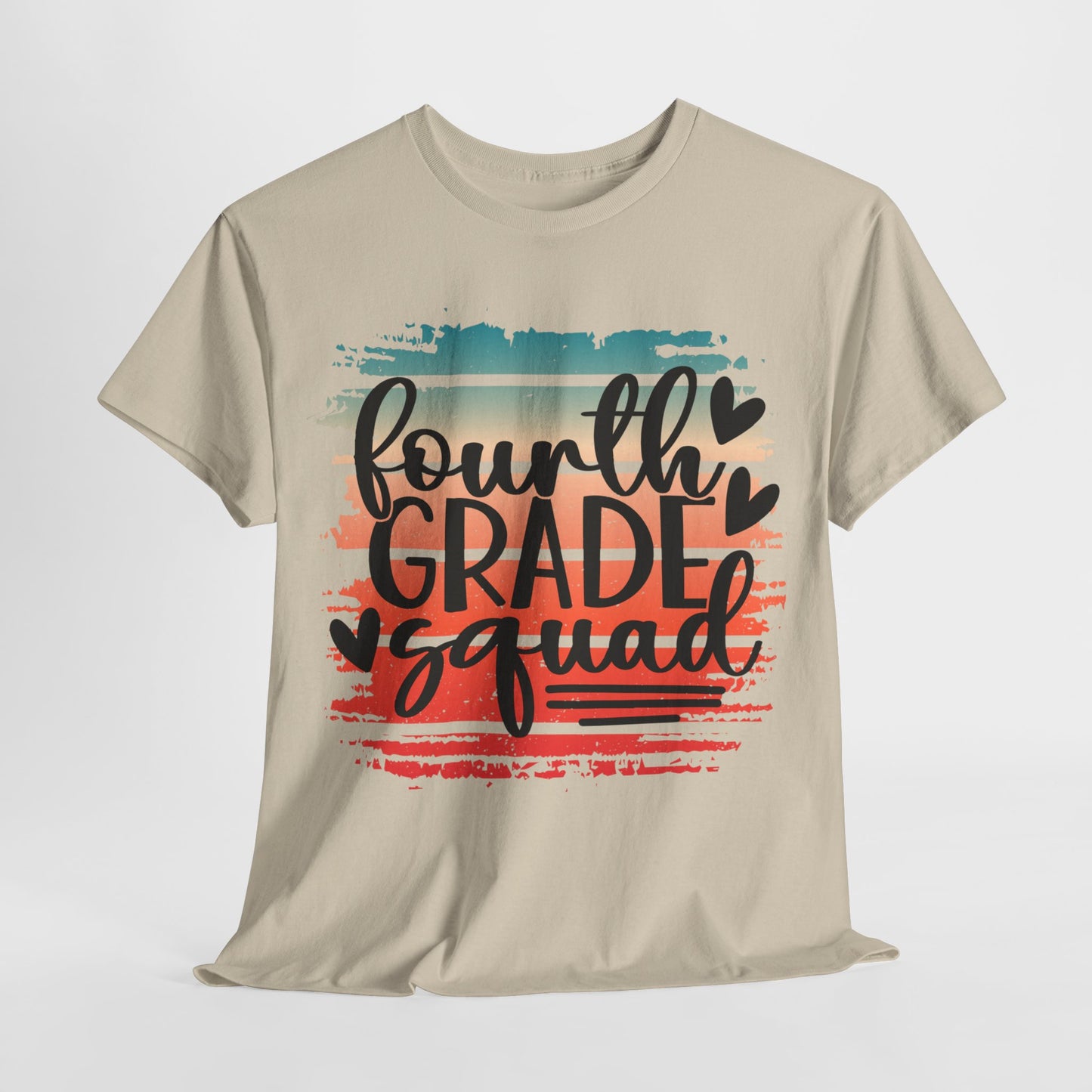 Retro Vintage Styled Fourth Grade Team Shirts