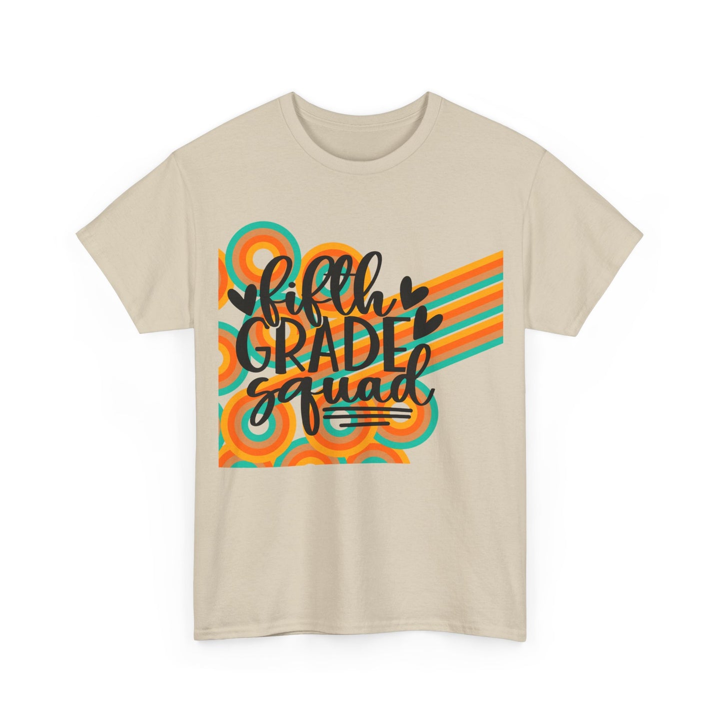 Fifth Grade Retro School Team Shirt