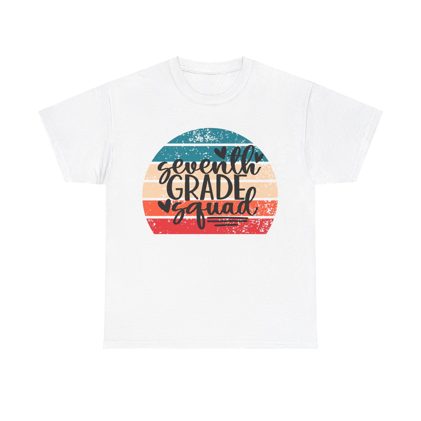 Retro Boho Seventh Grade Squad Classroom Team TShirt