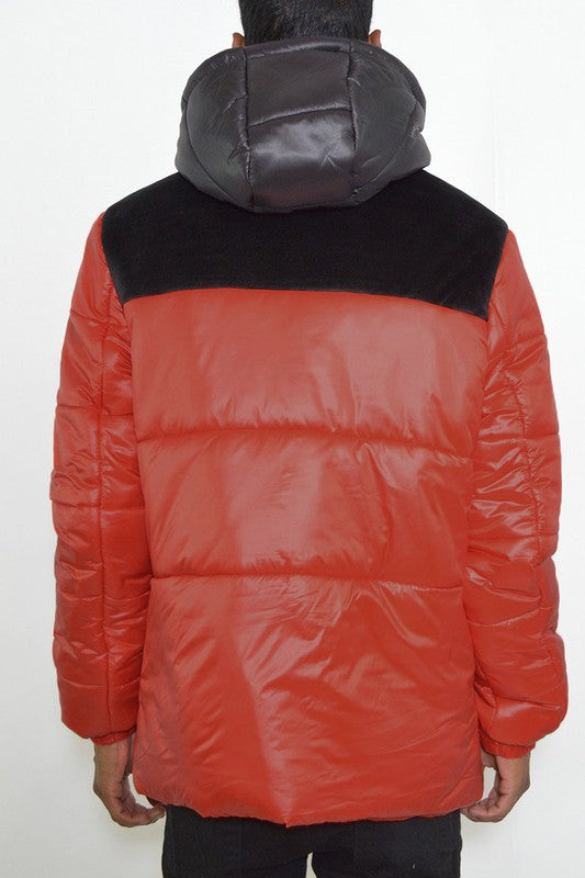 Retro Style Mens  Puffer Jacket