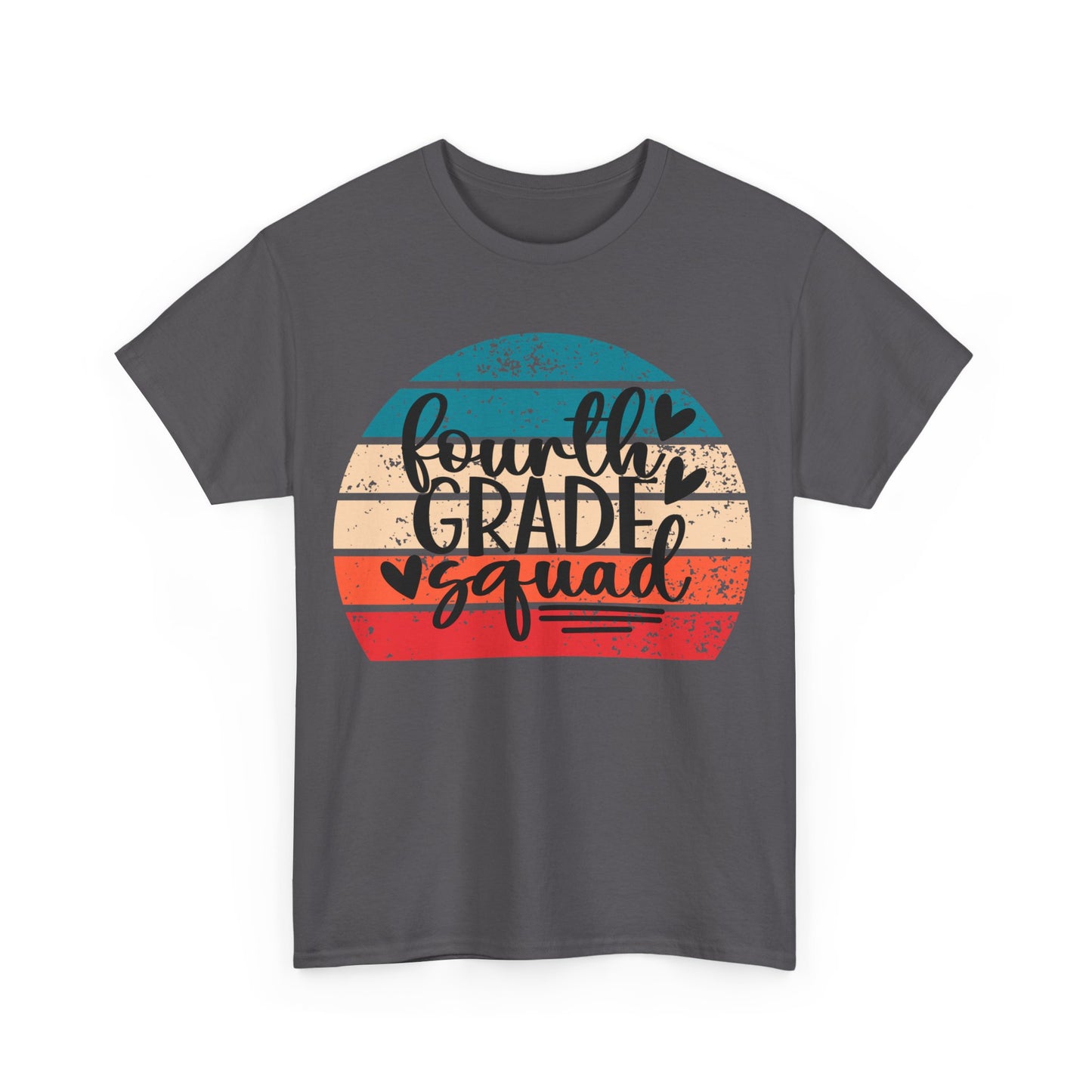 Fourth Grade Squad Retro Vintage School TShirt