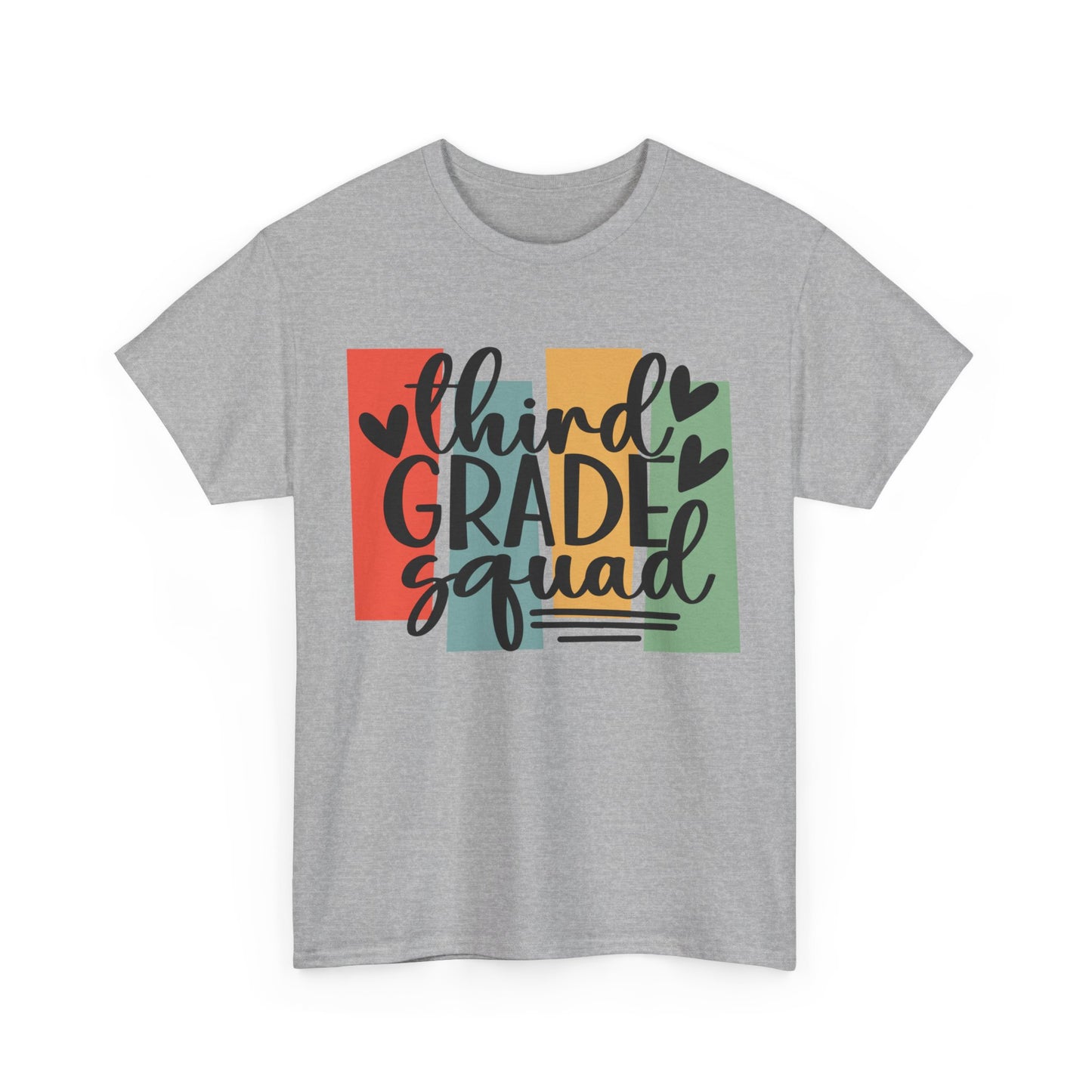 Retro Third Grade Squad Classroom Tshirt