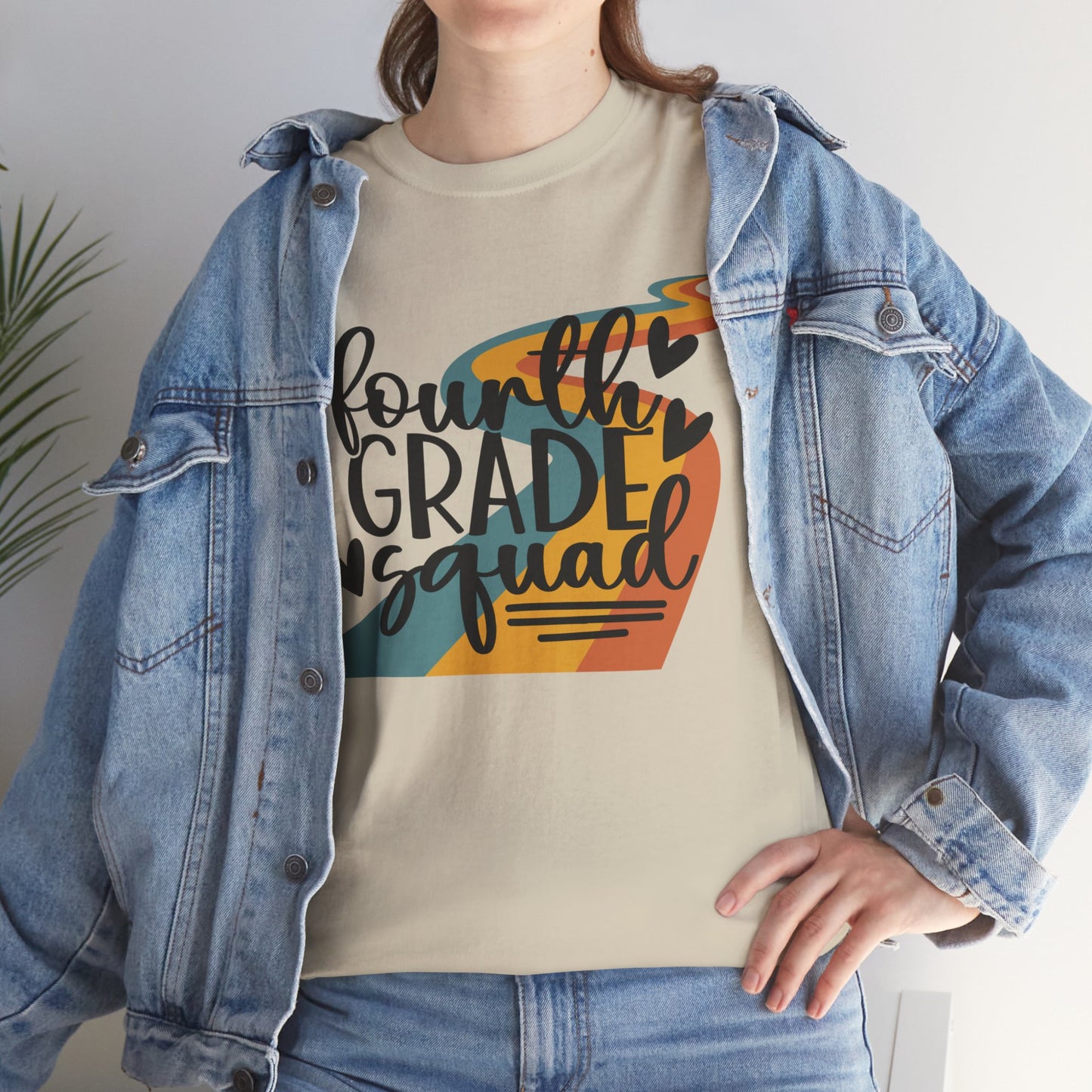 Retro Fourth Grade Squad School Shirt