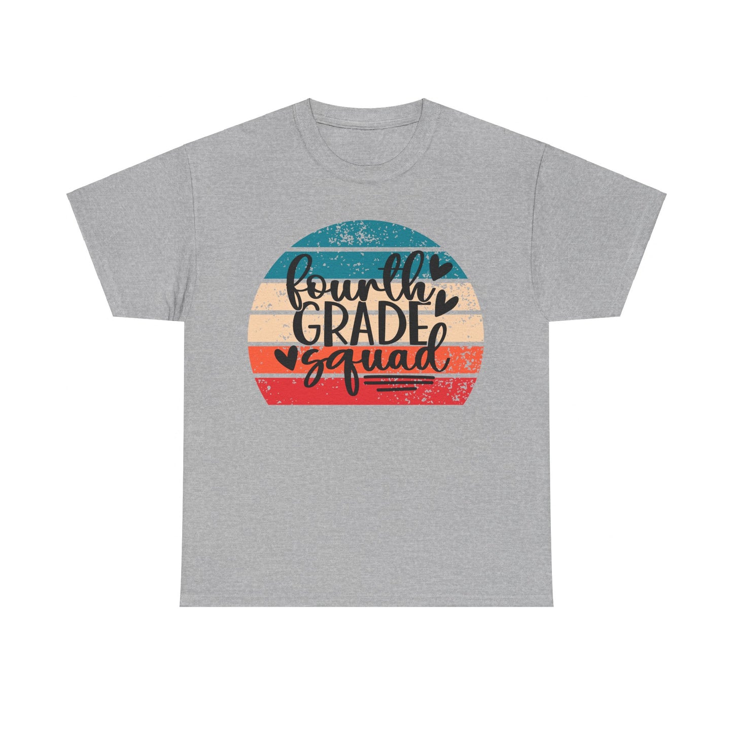 Fourth Grade Squad Retro Vintage School TShirt