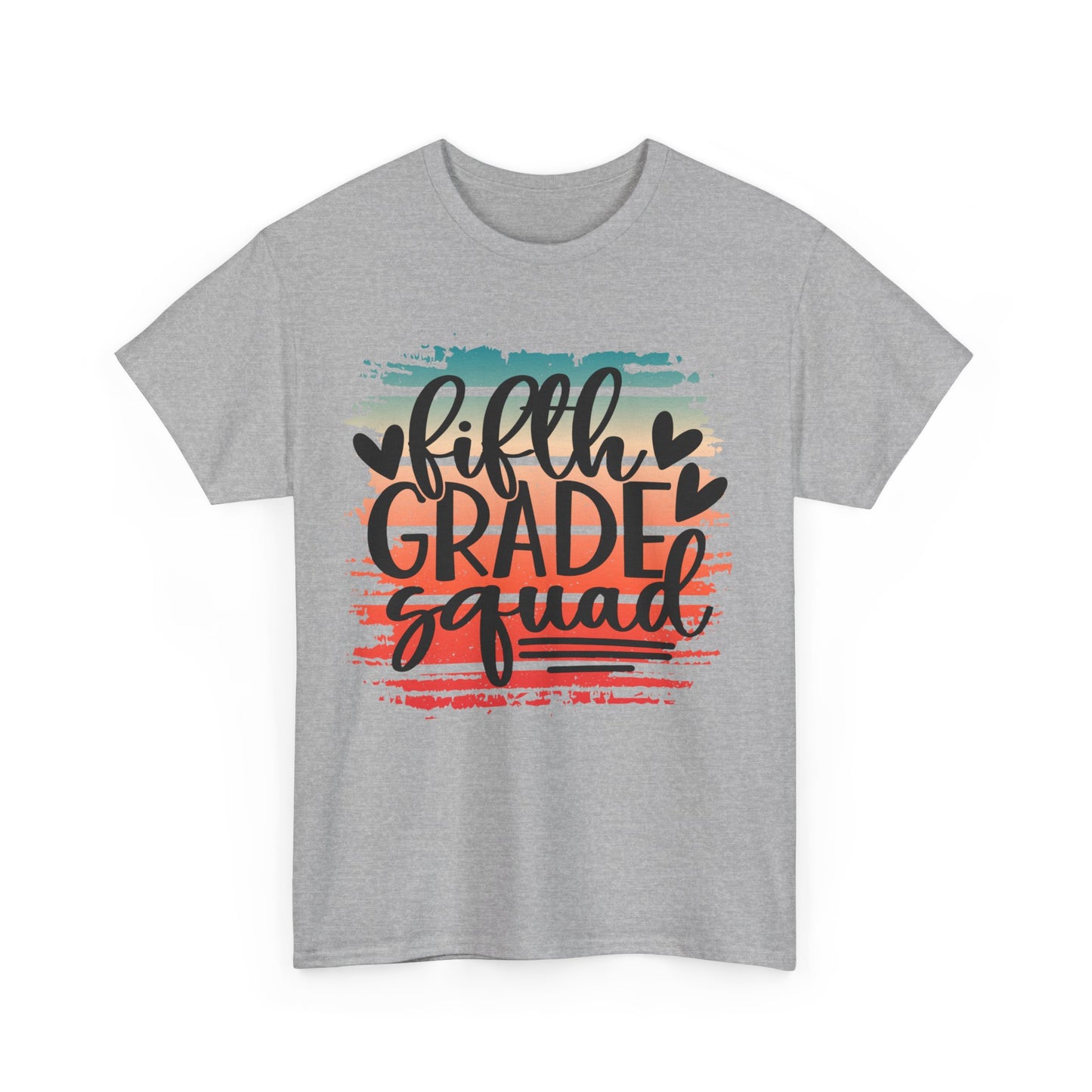 Retro Boho Fifth Grade Squad Class Team TShirt