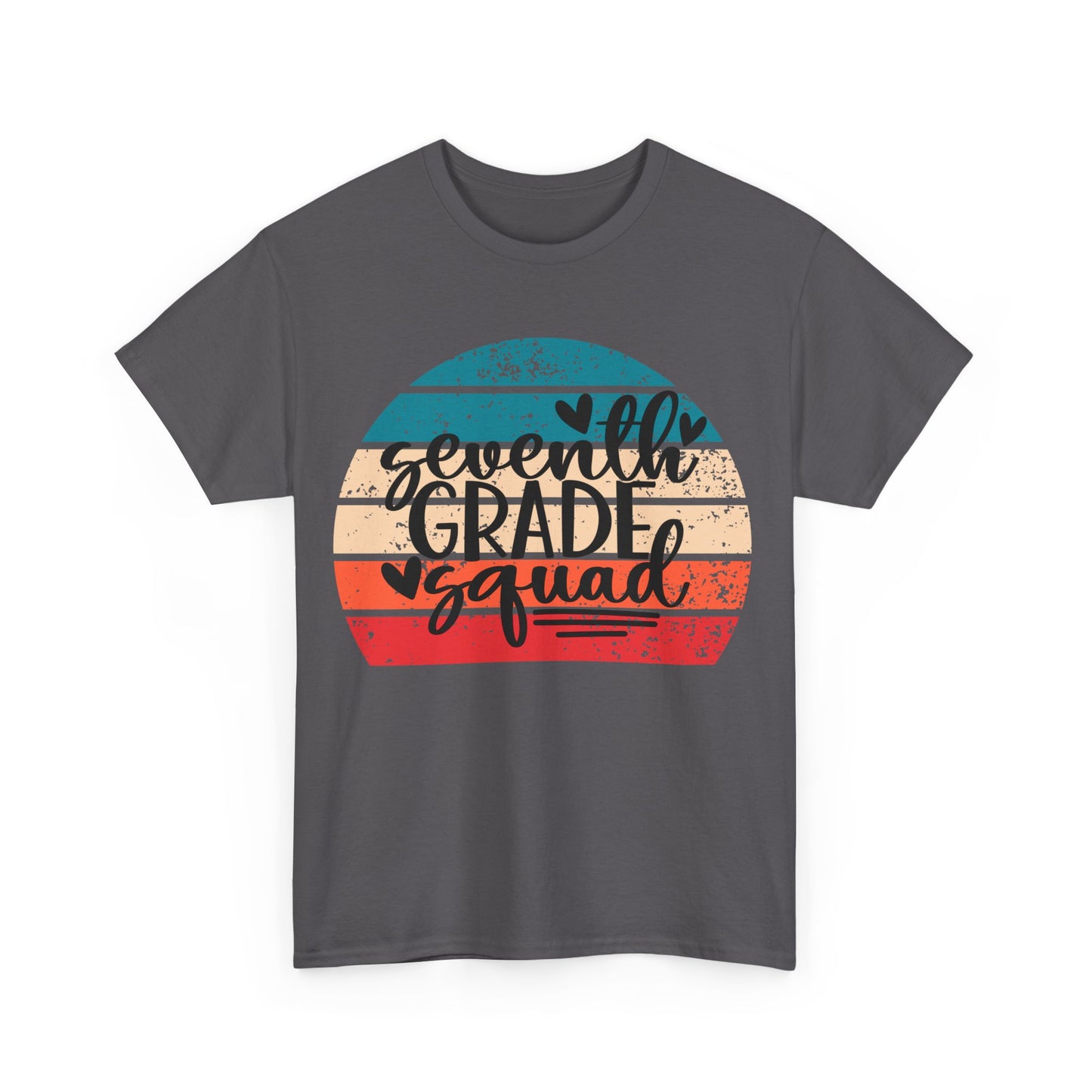 Retro Boho Seventh Grade Squad Classroom Team TShirt