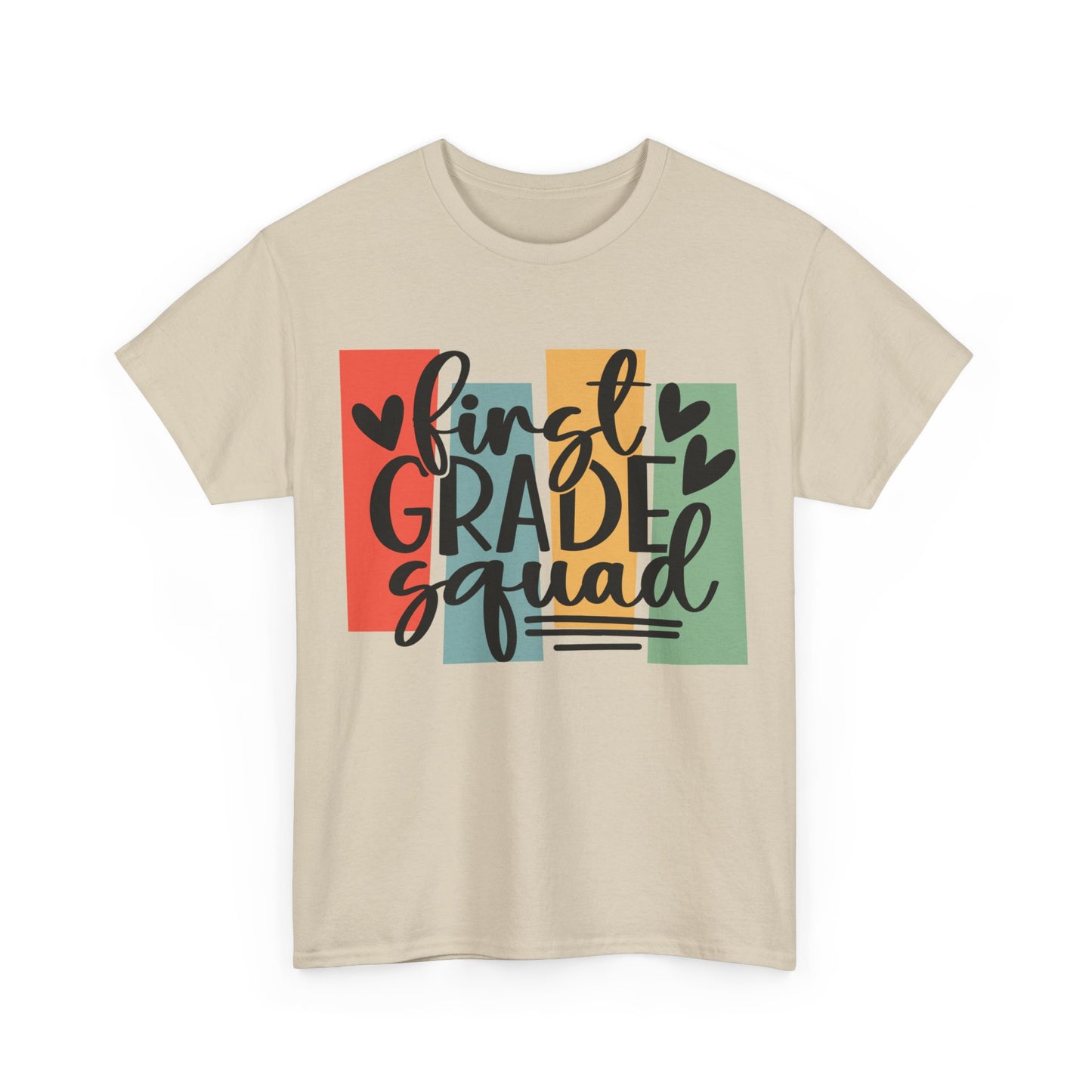 First Grade Classroom Retro Boho Design Squad TShirt