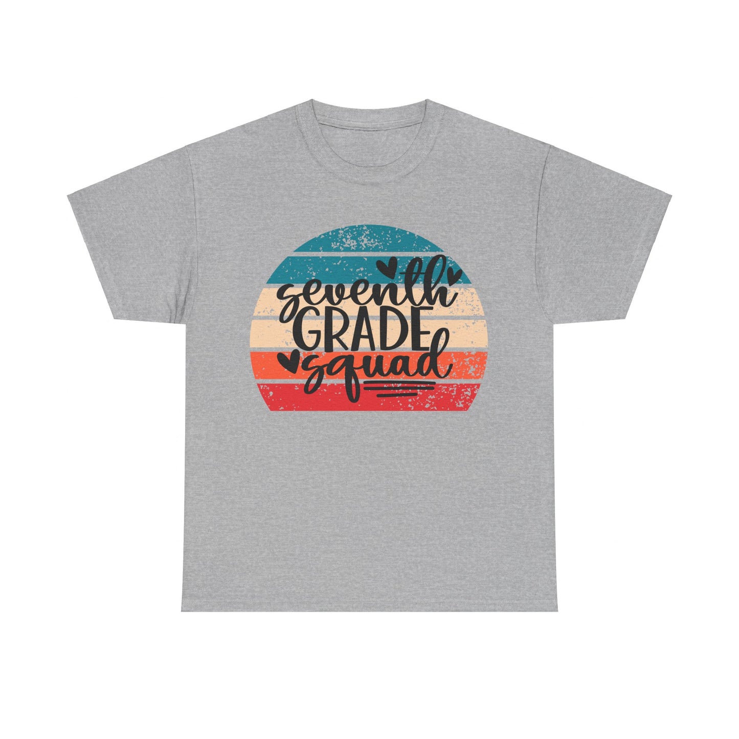 Retro Boho Seventh Grade Squad Classroom Team TShirt