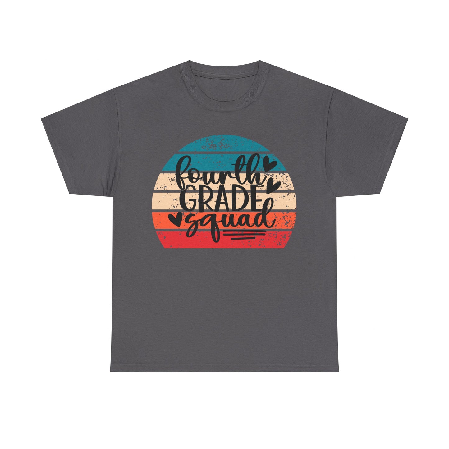 Fourth Grade Squad Retro Vintage School TShirt