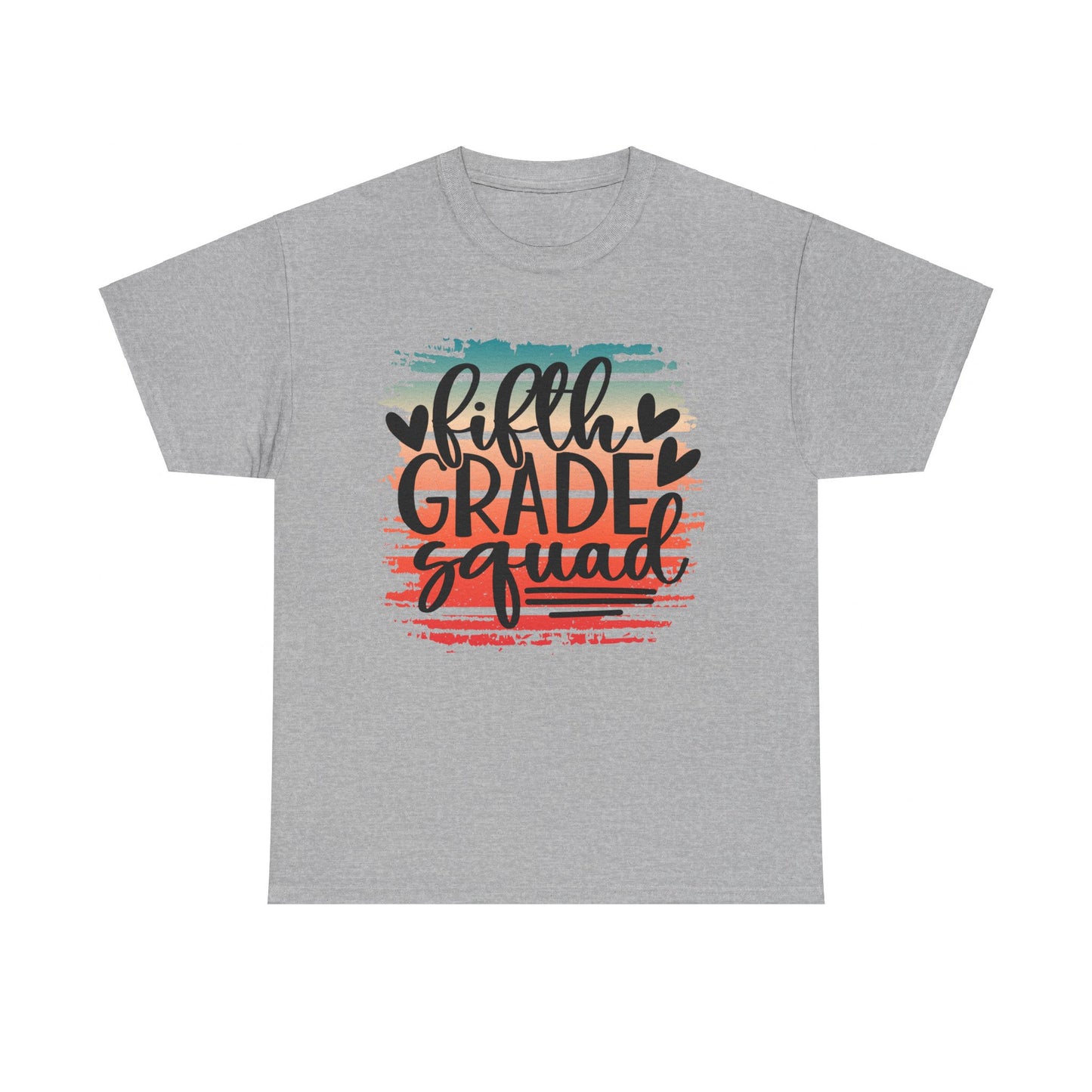 Retro Boho Fifth Grade Squad Class Team TShirt