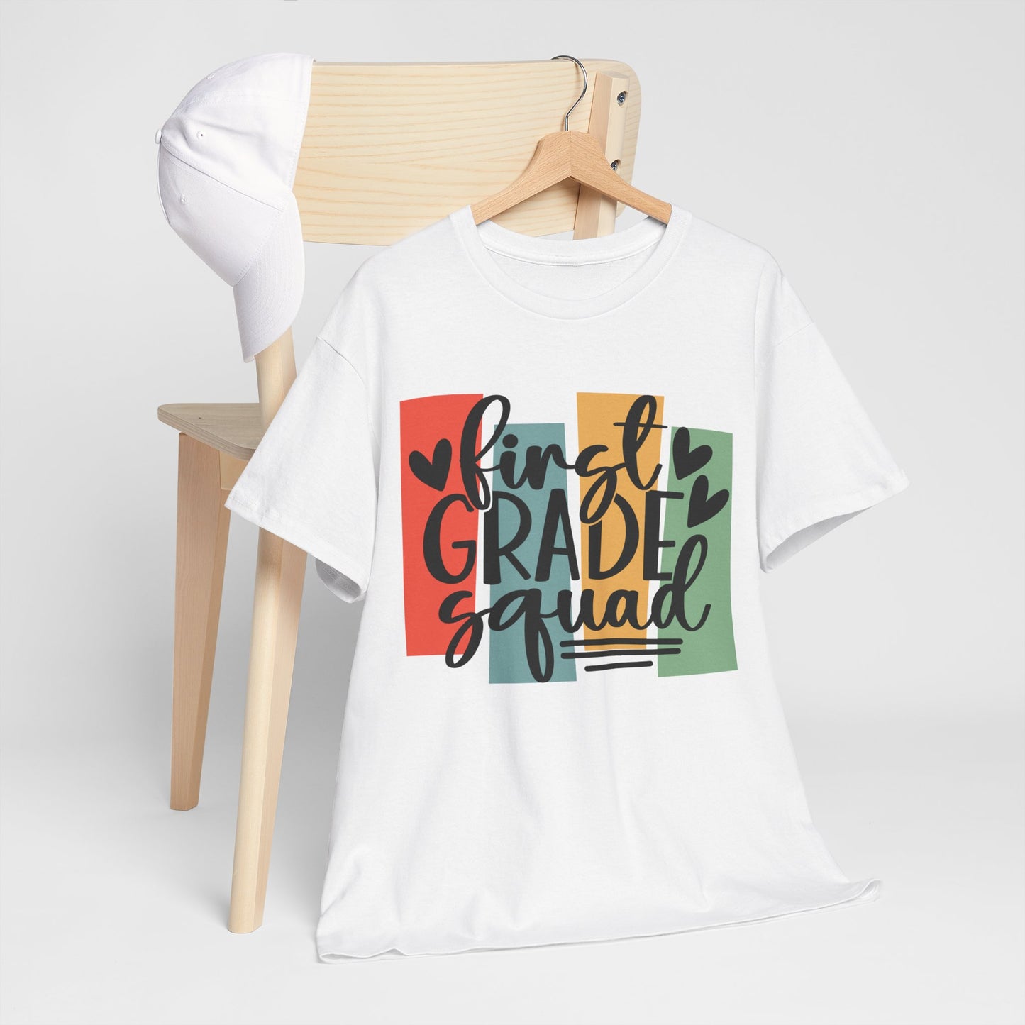 First Grade Classroom Retro Boho Design Squad TShirt