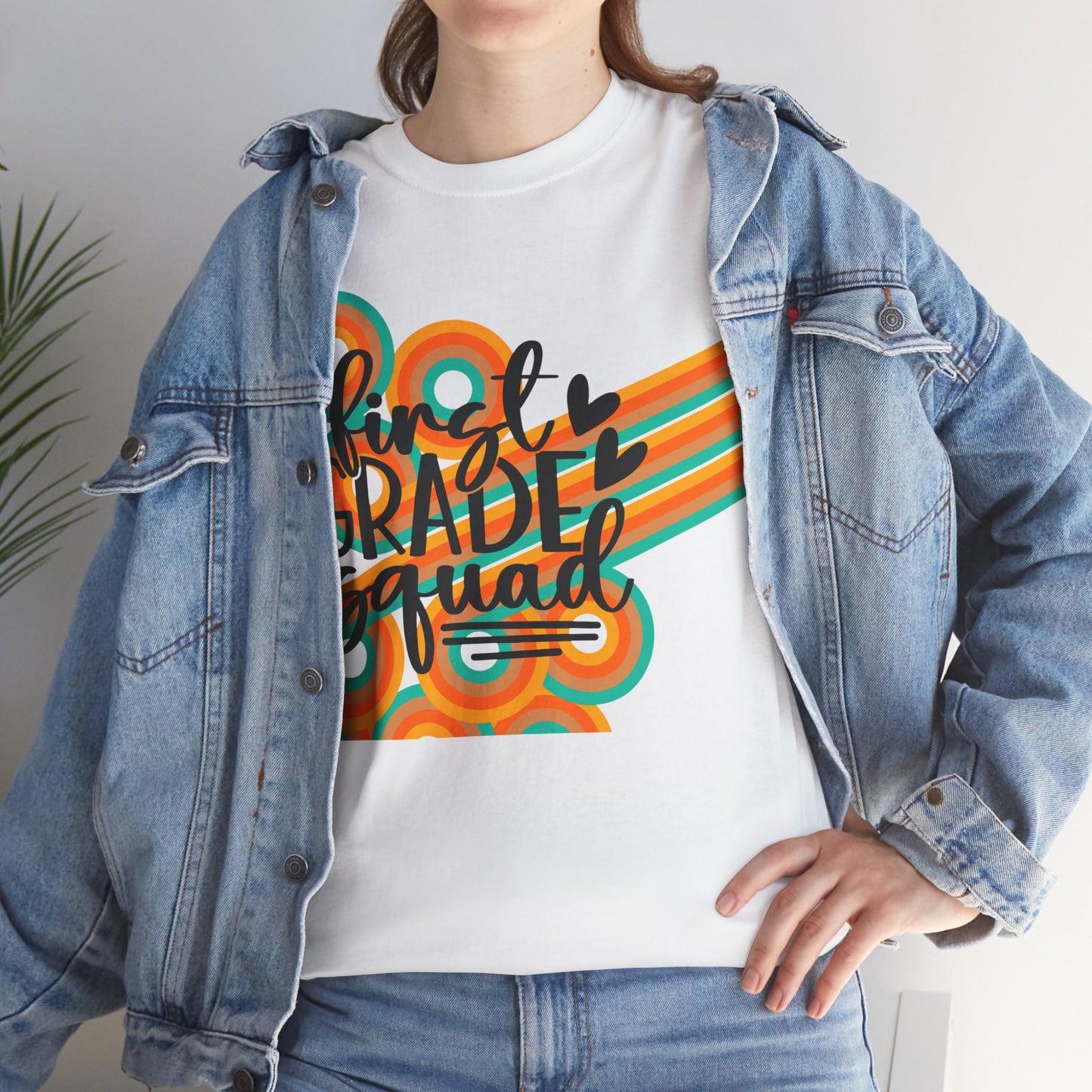 Retro Design First Grade Squad Class TShirt