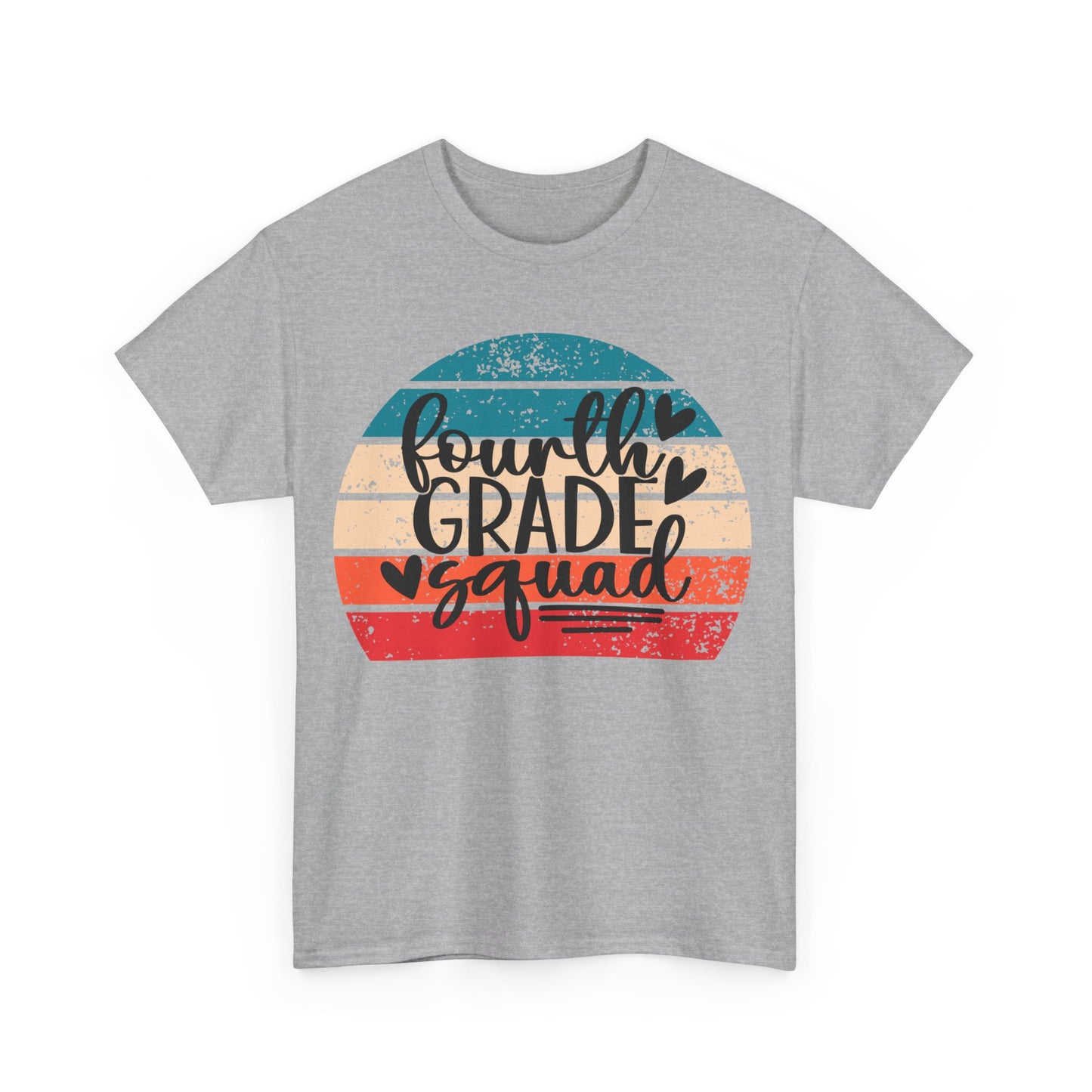 Fourth Grade Squad Retro Vintage School TShirt