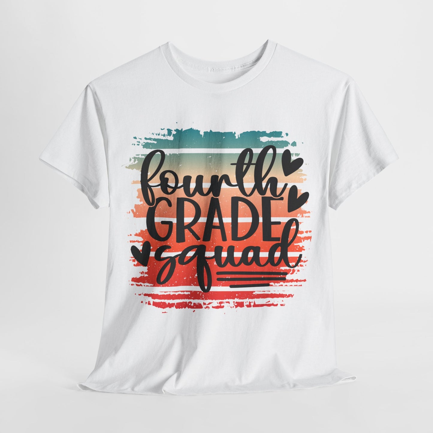 Retro Vintage Styled Fourth Grade Team Shirts